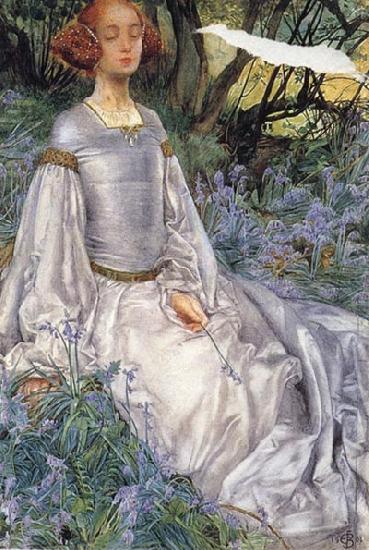 Eleanor Fortescue-Brickdale,RWS In the Springtime china oil painting image